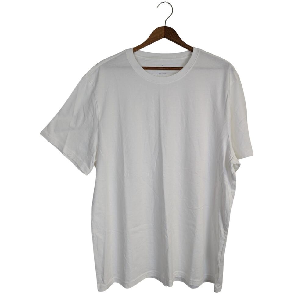 Everlane Crew Neck T Shirt Uniform Organic Cotton White Classic Capsule Mens XL